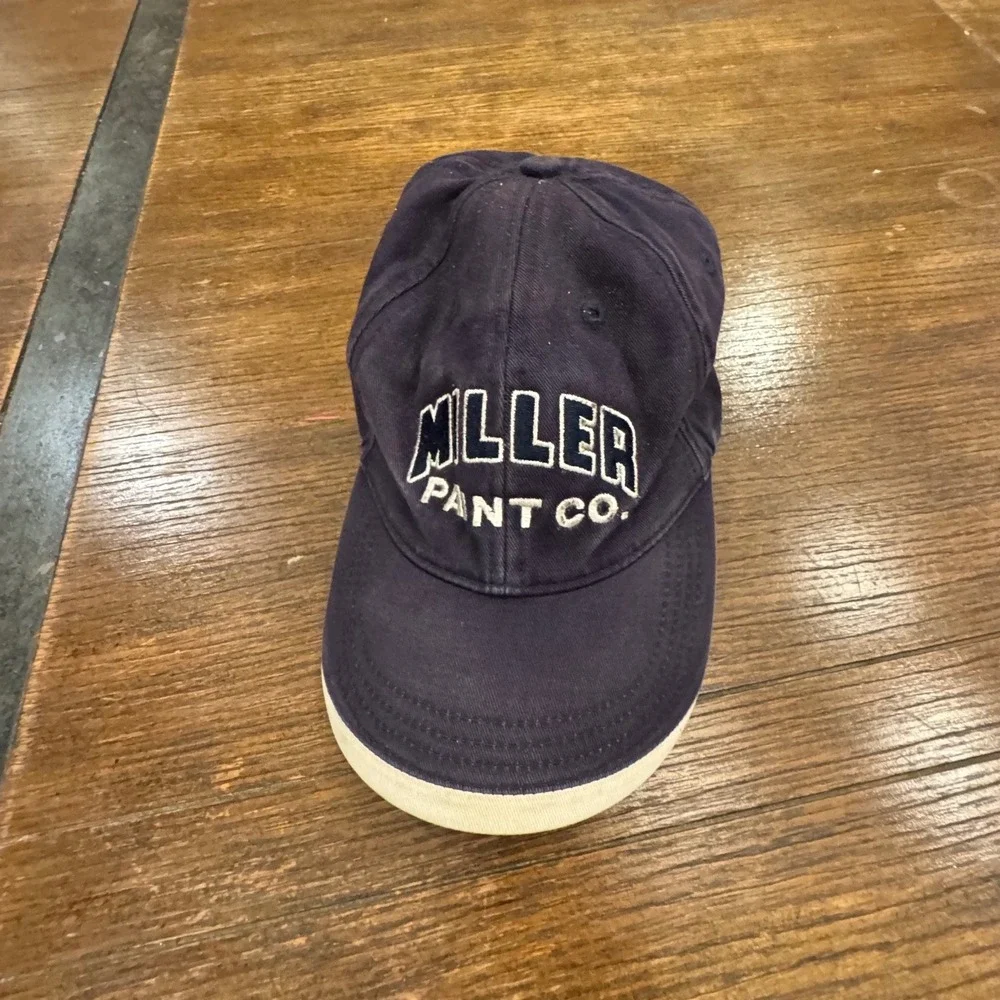 Miller Paint Co Navy Blue Embroidered Cotton Adjustable Dad Hat Baseball Cap
